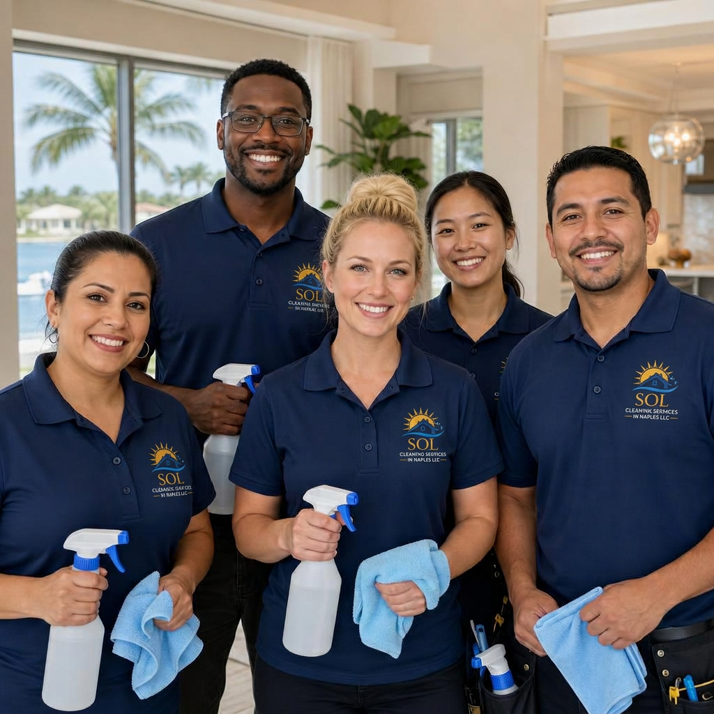 Equipo de SOL Cleaning Services in Naples